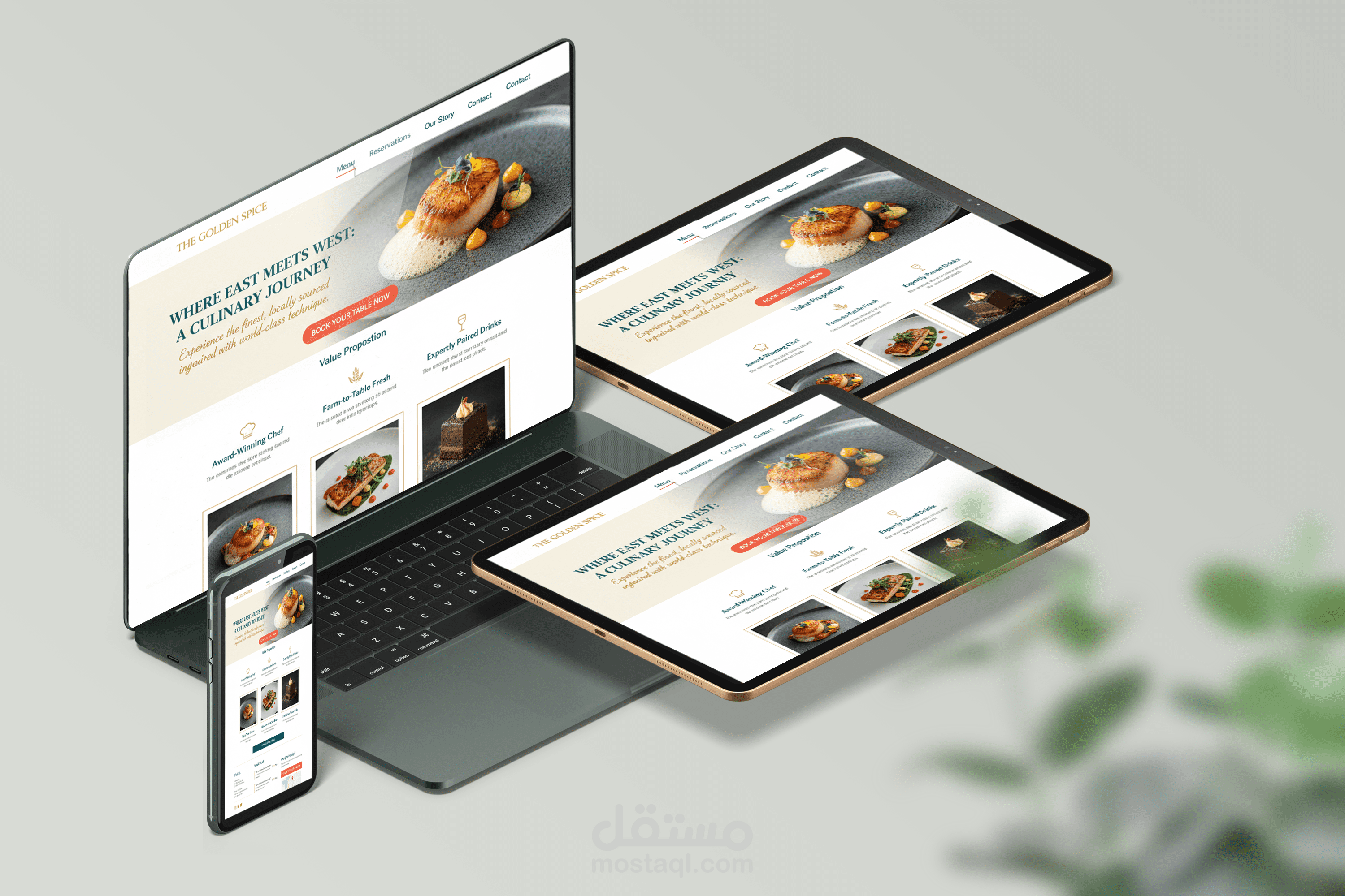 برمجة وتصميم صفحة هبوط عصرية متجاوبة بالكامل | Landing Page