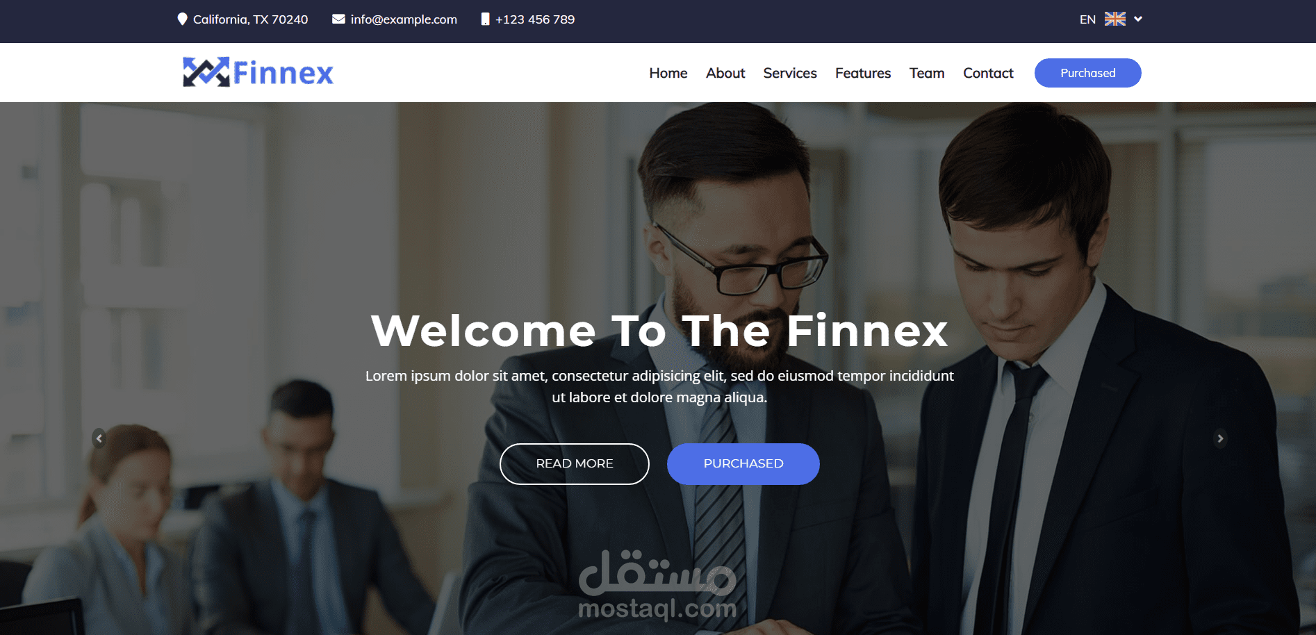 عمل موقع لشركه تسويق finnex الامريكيه