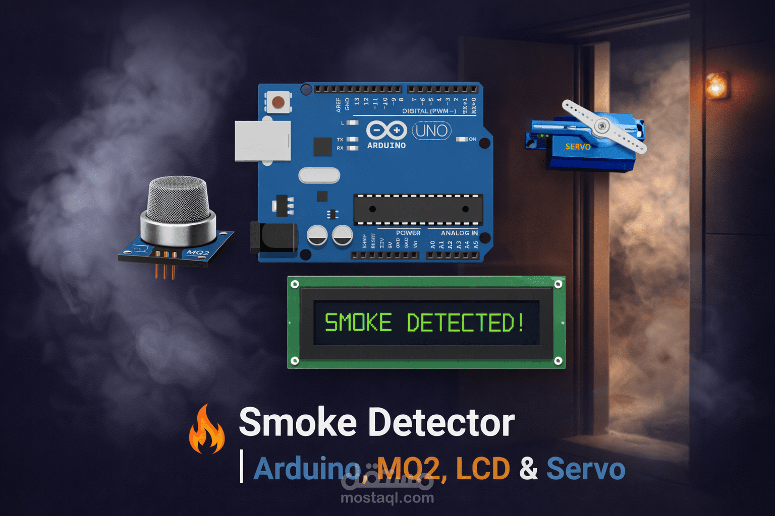 Smoke Detector using MQ2