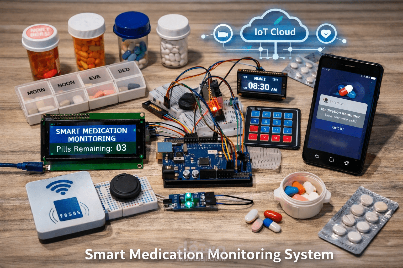 Medication Monitoring System (Smart Pill Box)