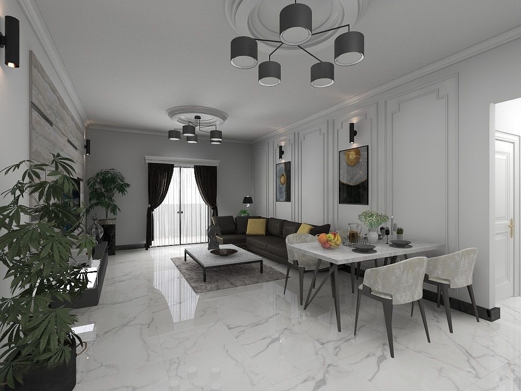 تصميم داخلى لشقة
