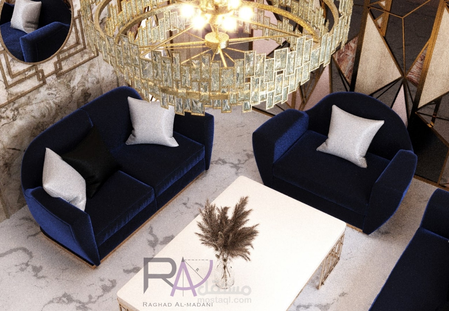 تصميم غرفة لقطة اولى