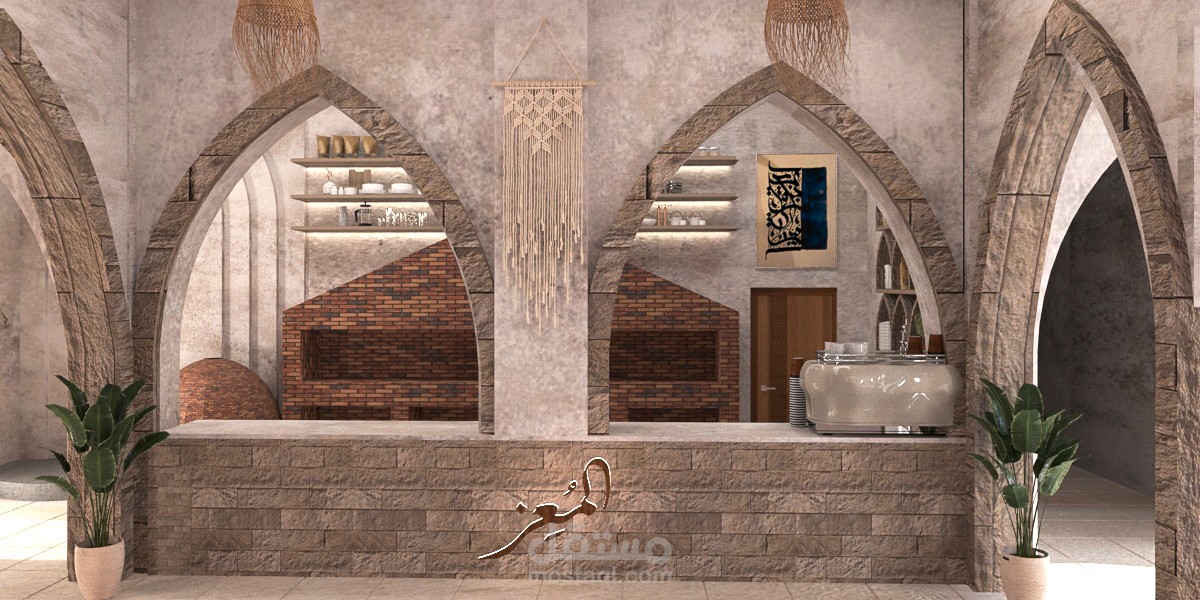 تصميم بالطراز الاسلامي لمطعم "المعز" بالقاهرة