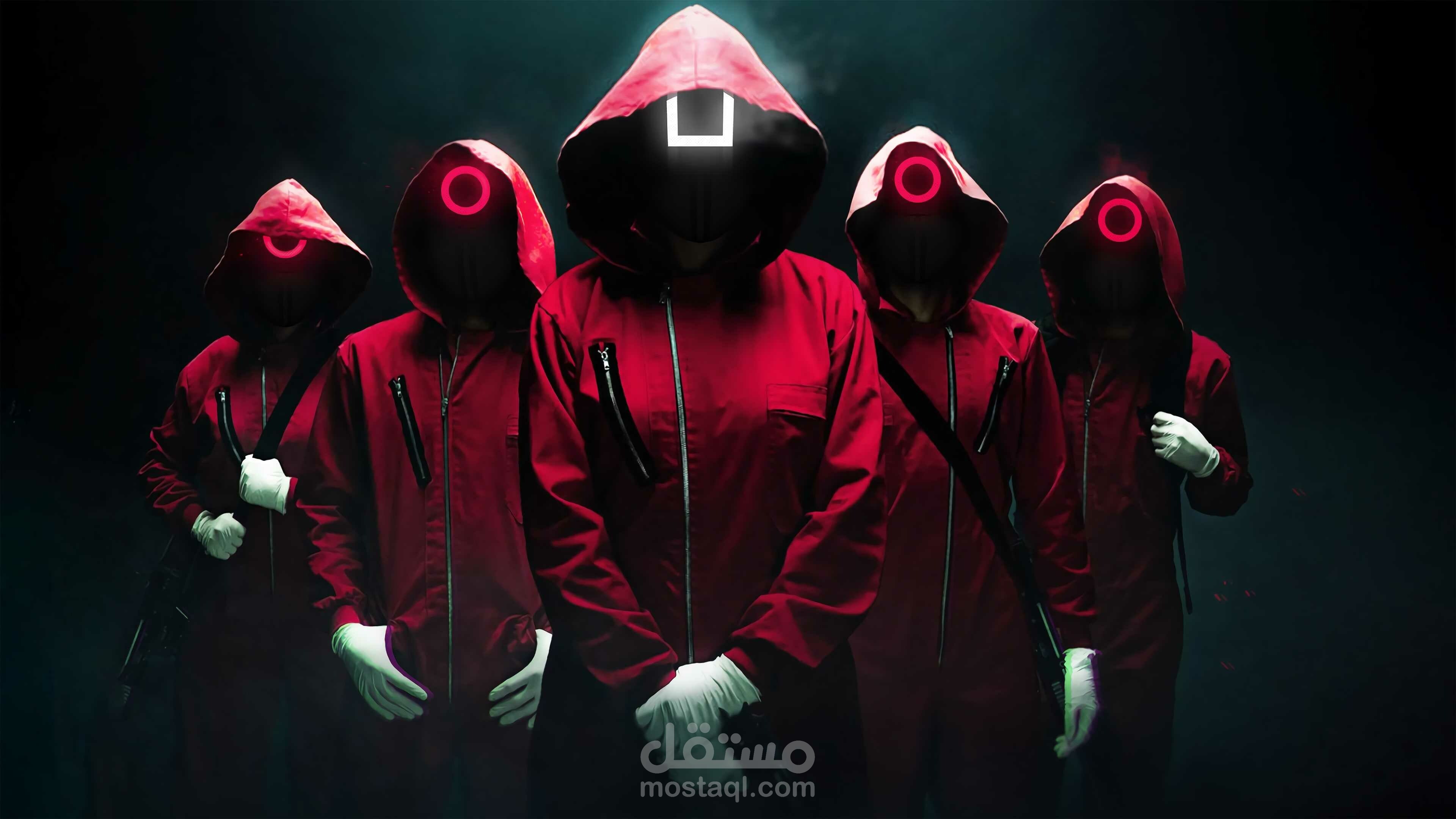 لعبة الحبار تيبوجرافي