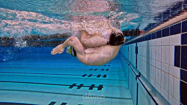 عمل فيديو عن احد مهارات السباحه