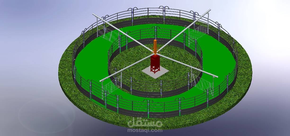 4Horse Panel Walker animation at Solidworks
