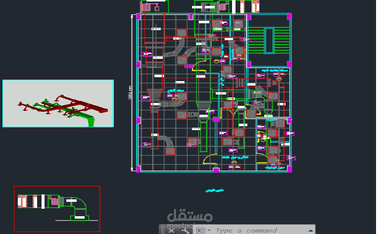 Autocad Design for HVAC System
