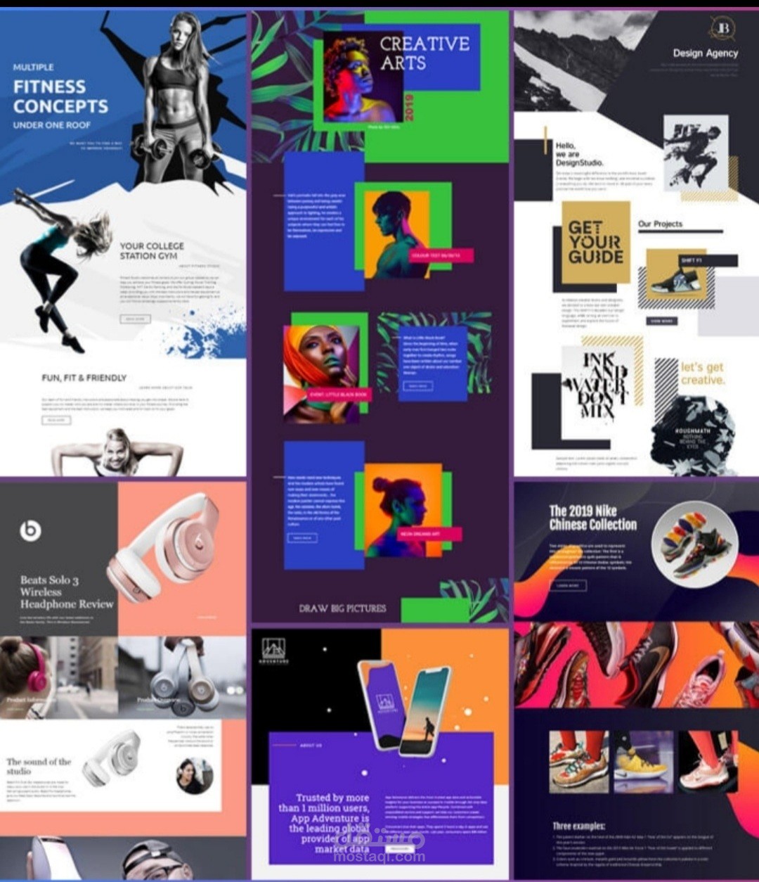 Landing pages