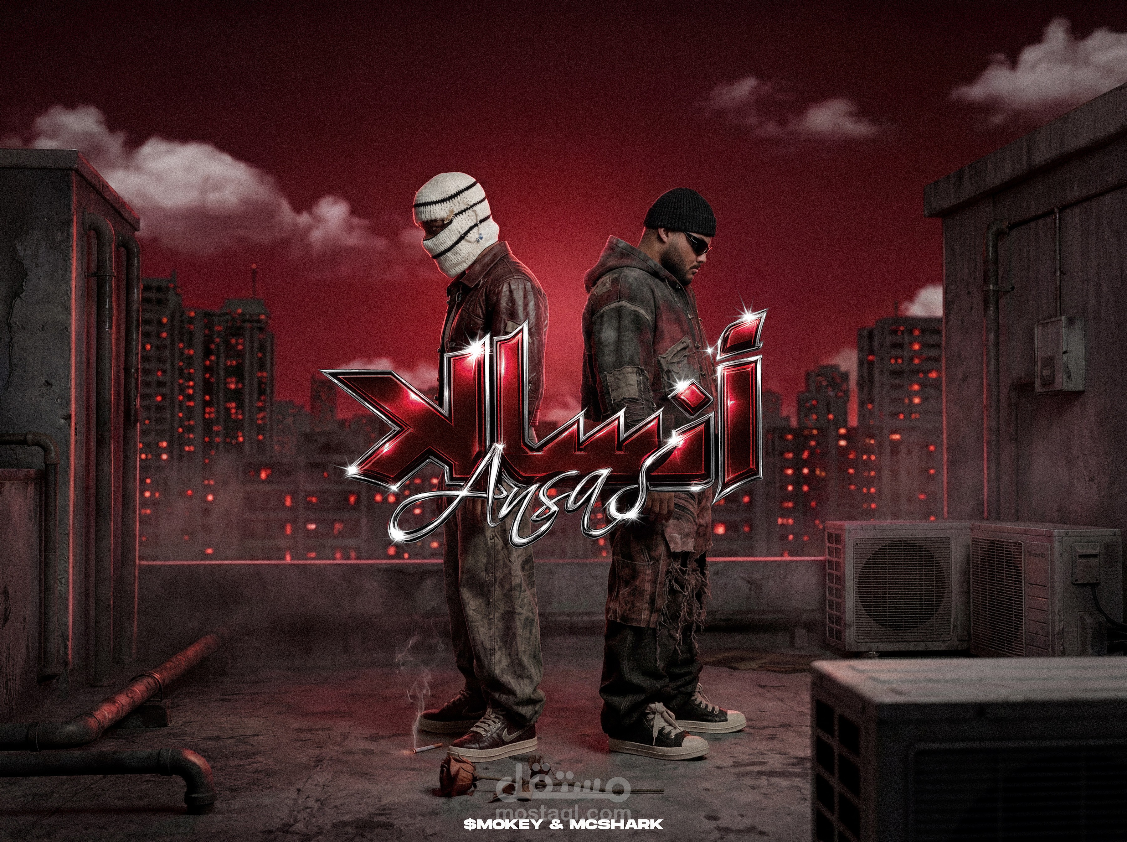 ANSAK — Rap Music Cover Artwork & Visual Identity