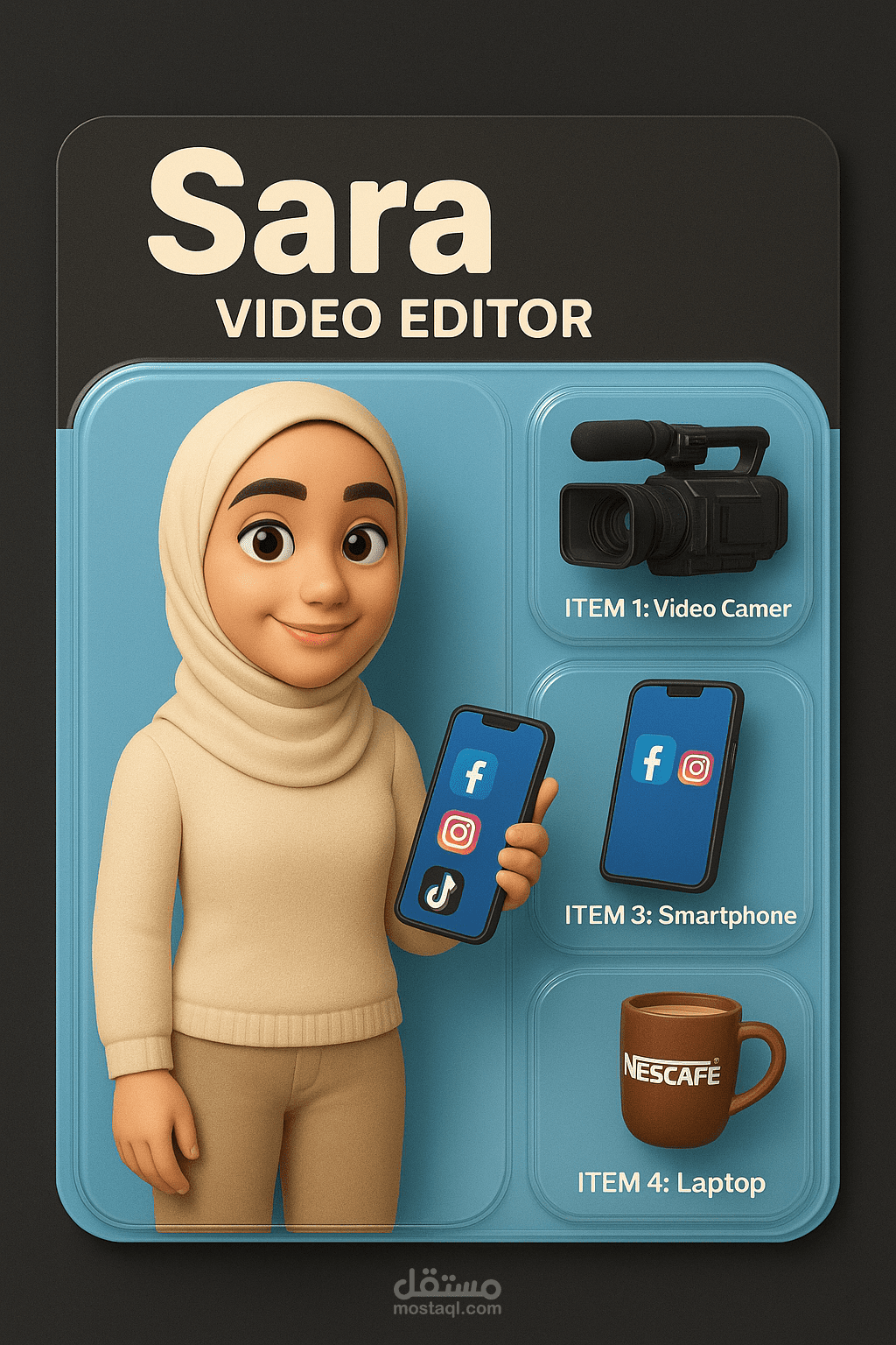 فيديو قصير للسوشيال ميديا