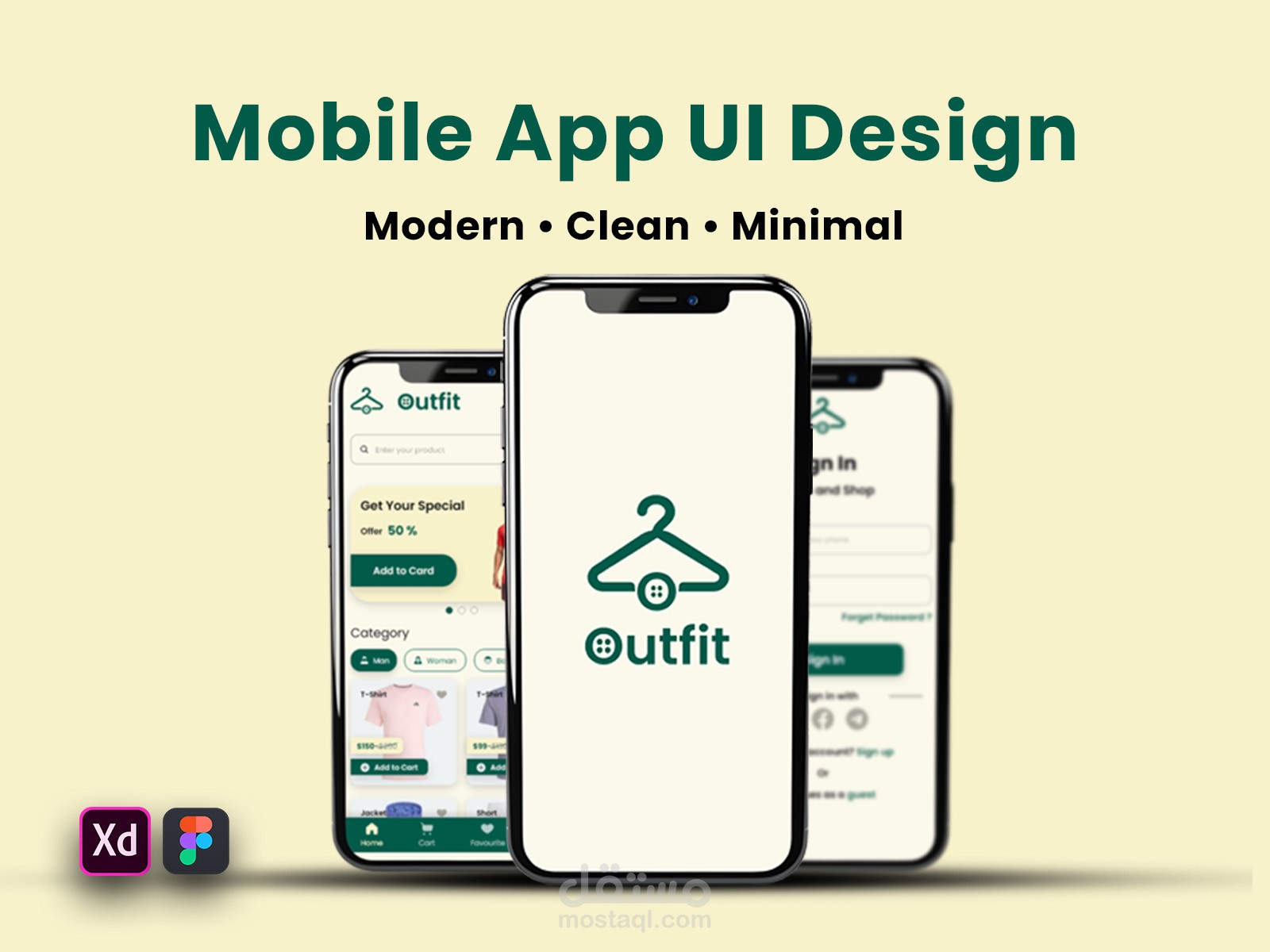 Outfit – Fashion Shopping Mobile App UI Design