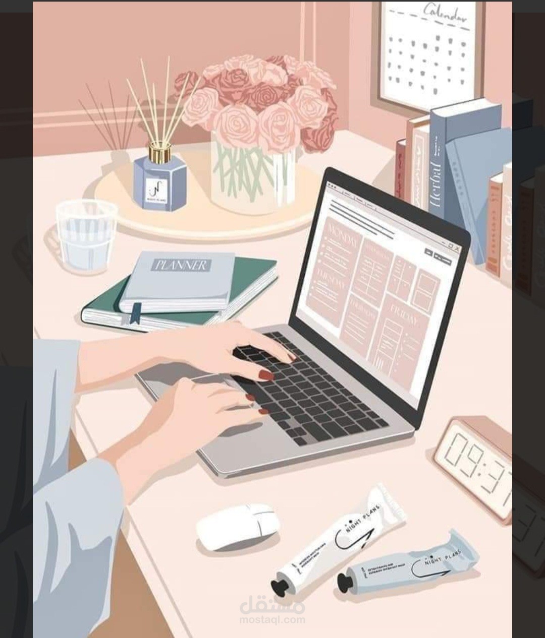 كتابة المحتوى
