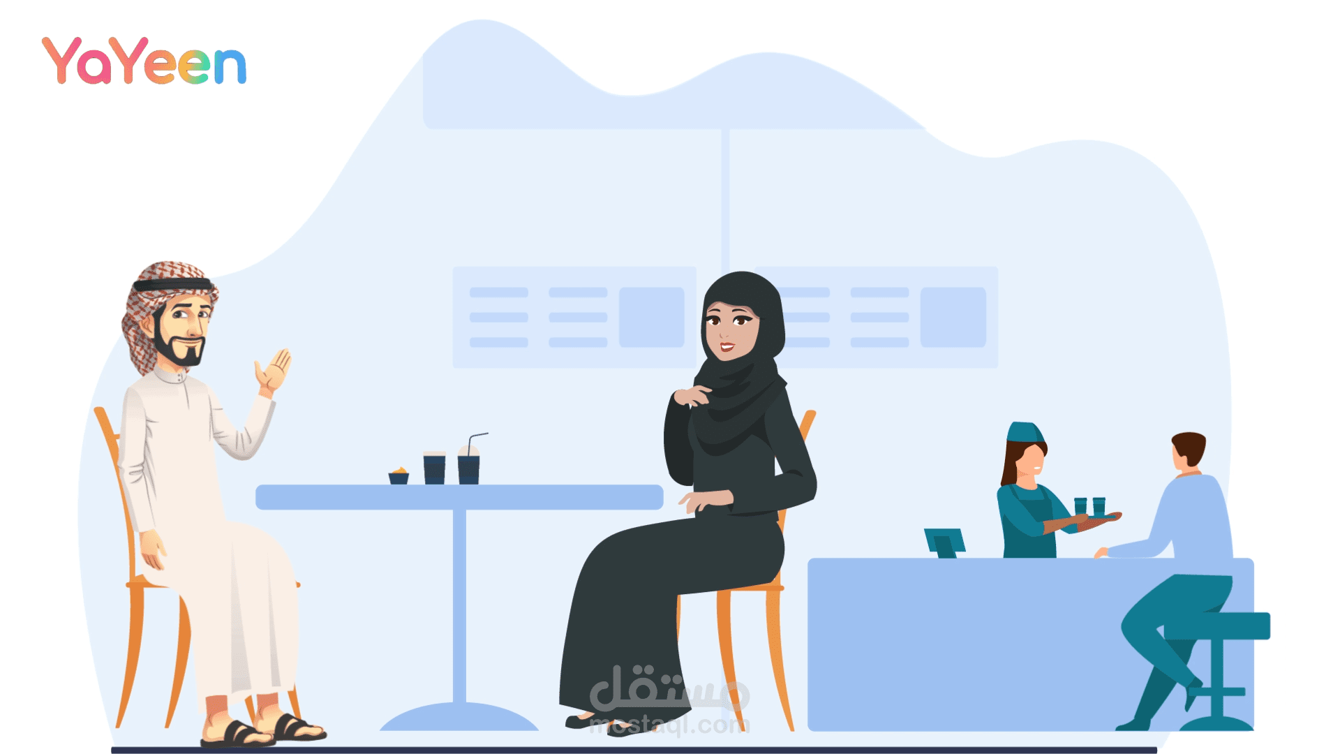 فيديو موشن جرافيك لاابلكيشنyayeen