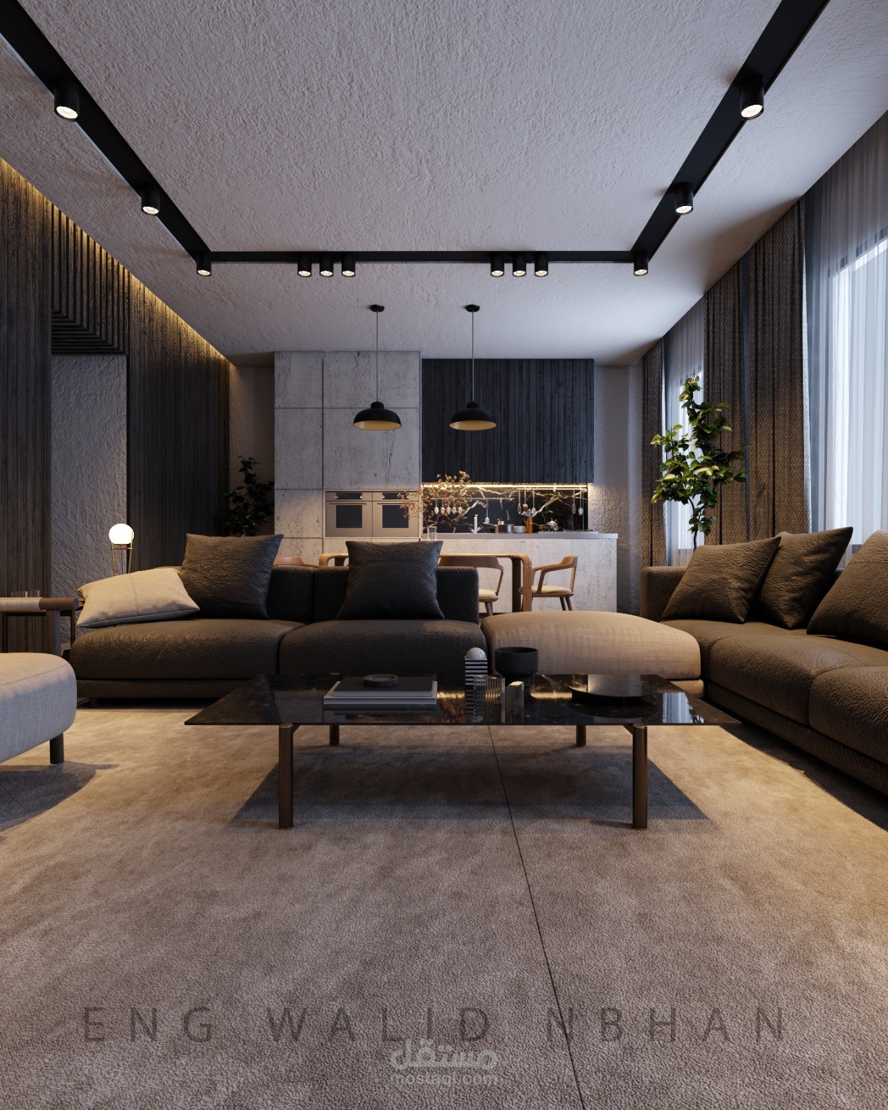 تصميم صالة معيشة