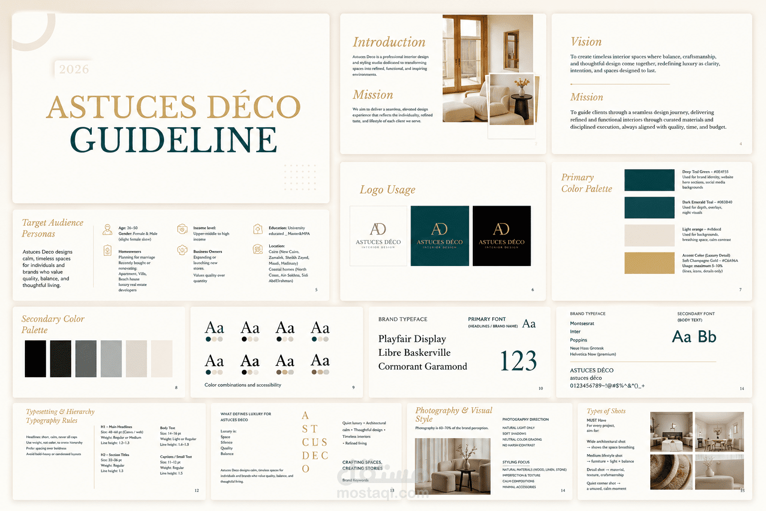 تصميم هوية بصرية (Brand Guidelines) للشركات والعلامات التجارية