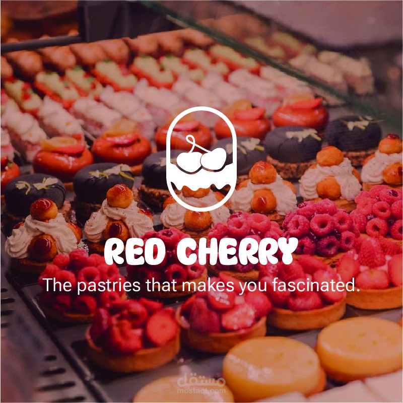 تصميم هوية بصرية لمحل حلويات-Pastry brand identity