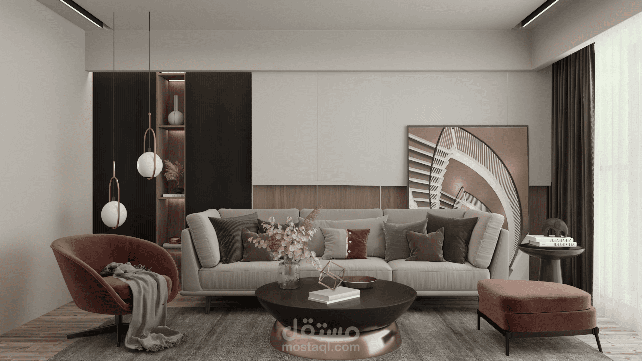 نموذج من اعمالنا للتصميم 2D,3D داخلي وخارجي