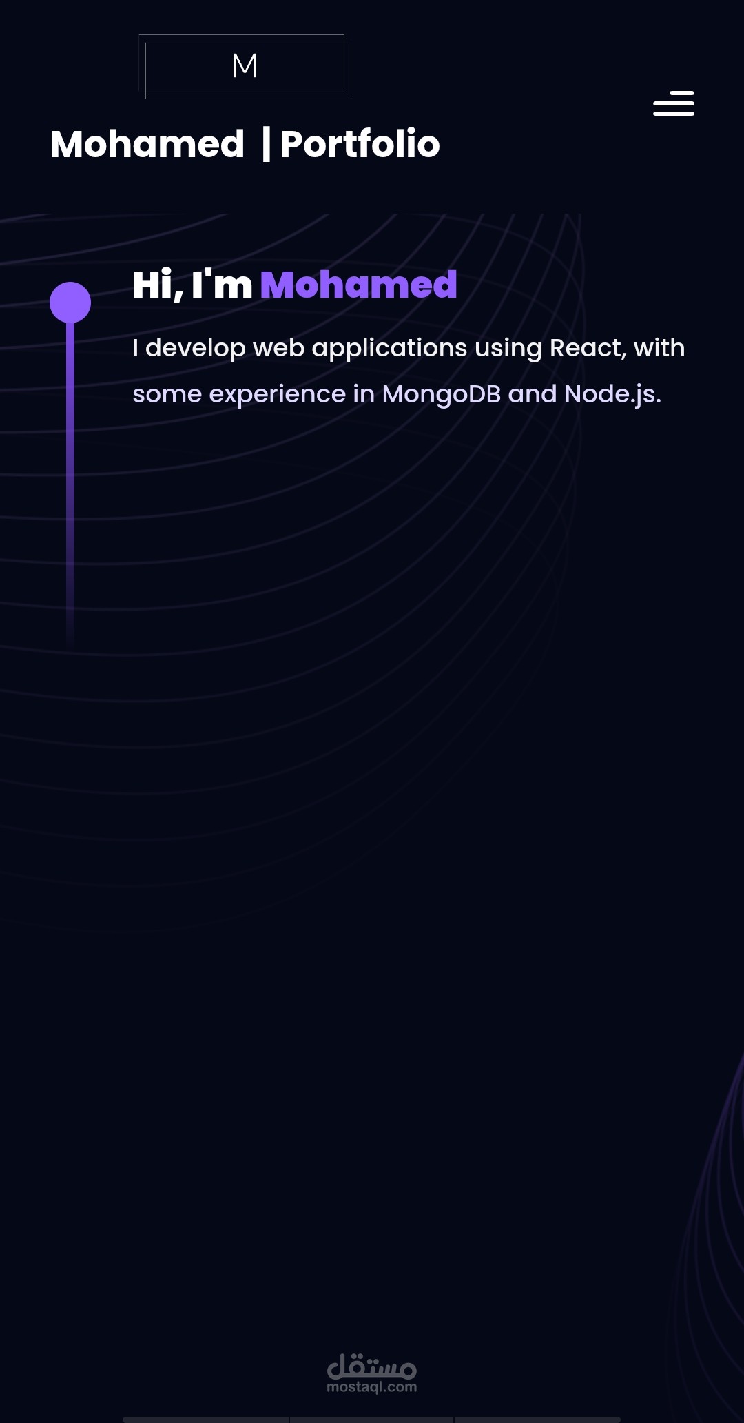 Personal portfolio website