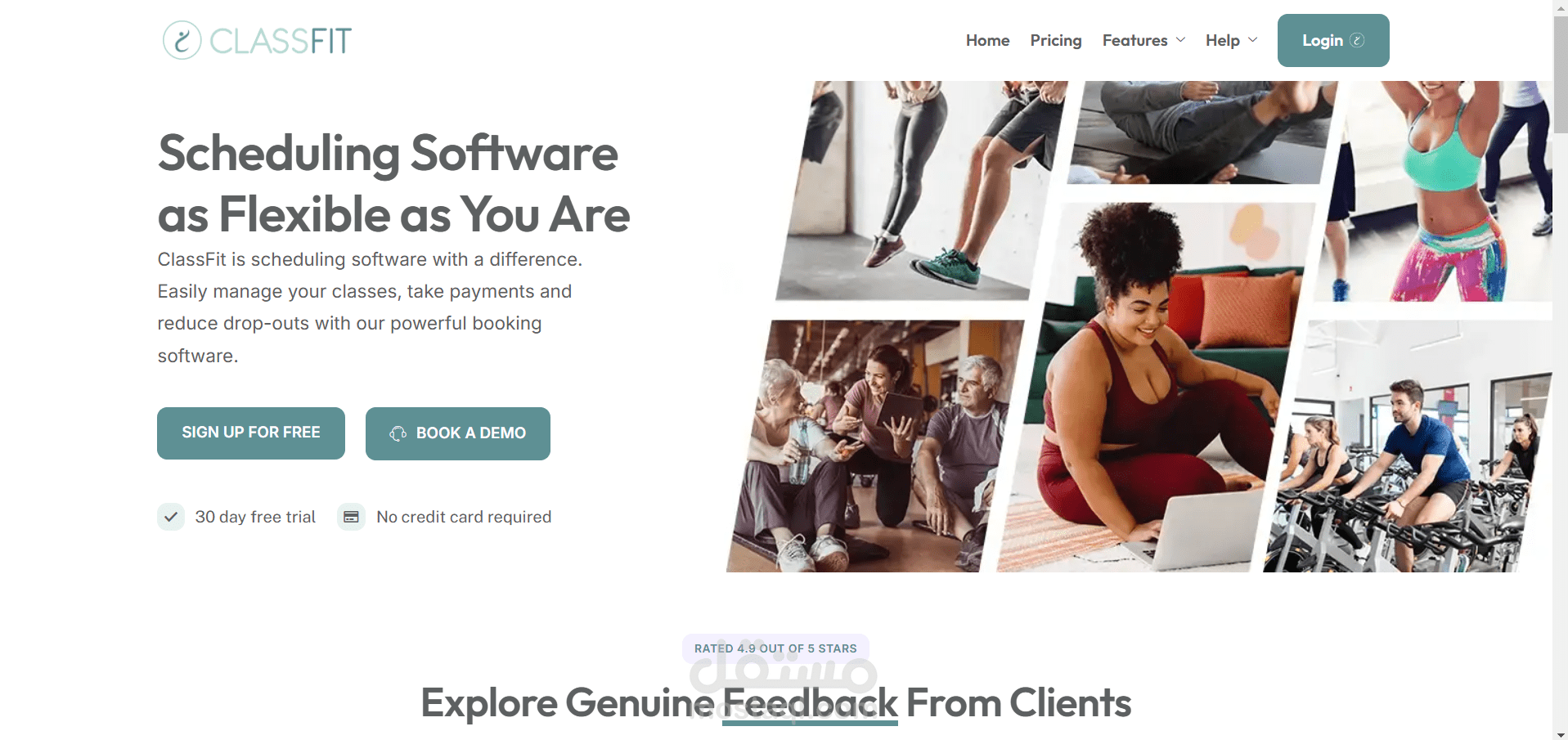 اختبار الي لموقع classfit.com باستخدام selenium webdriver