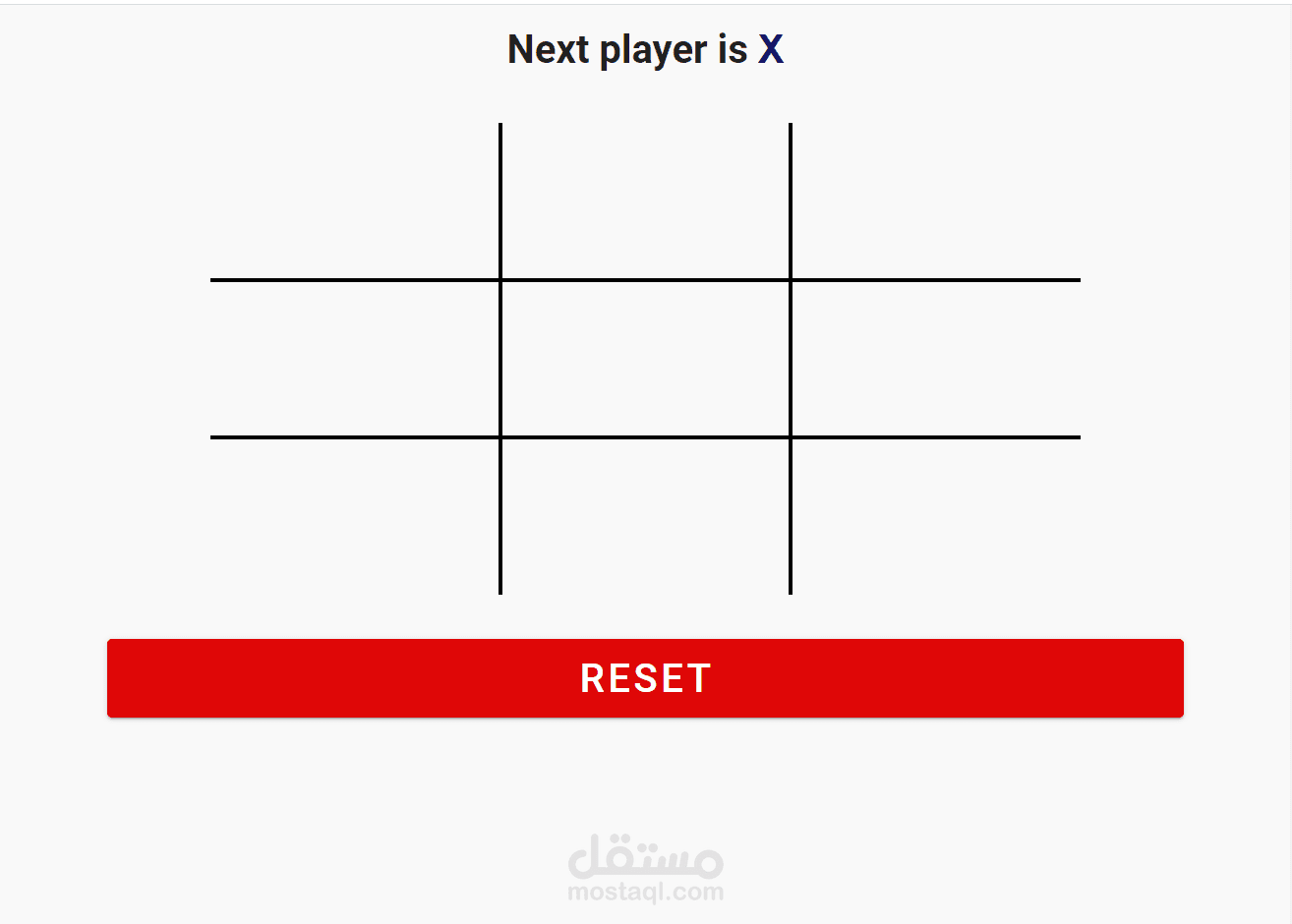 Tic Tac Toe game