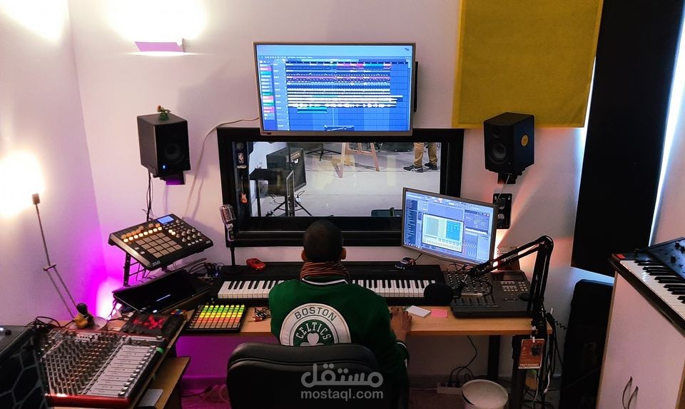 اغنية اماني الرياحي يديك : تسجيل و هندسة صوتية