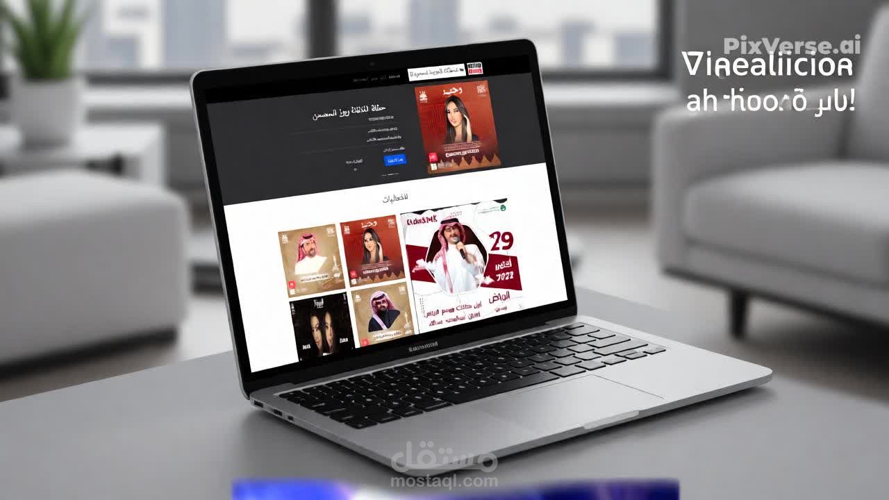 تطوير موقع ويب لعرض وإدارة الحفلات والفعاليات "Ticketing Boxoffice "
