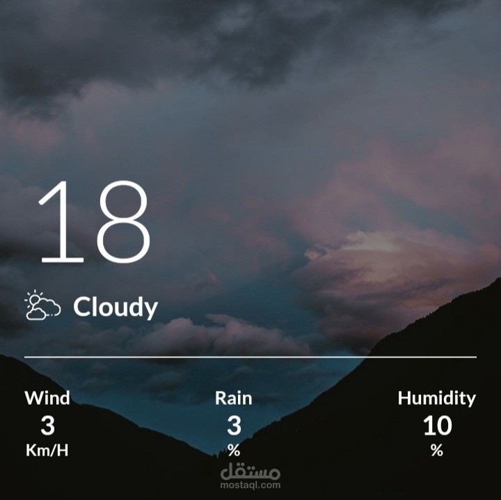 تطبيق حالة الطقس - Weather App