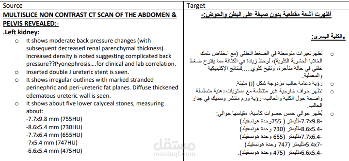 ترجمة تقرير طبي