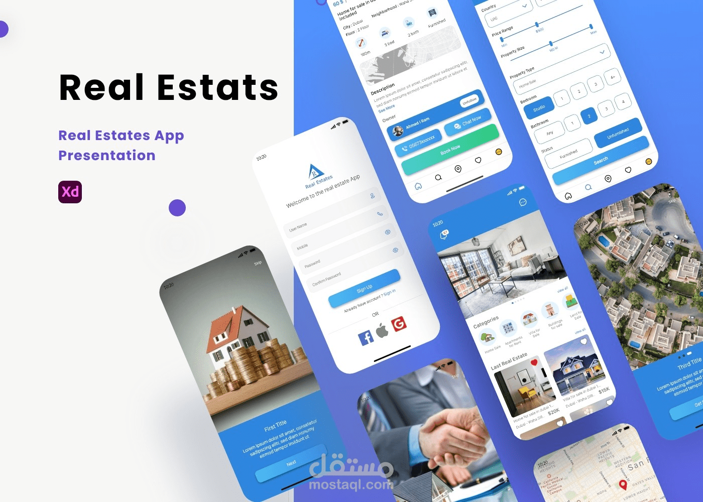 Real Estates Ui Mobile App