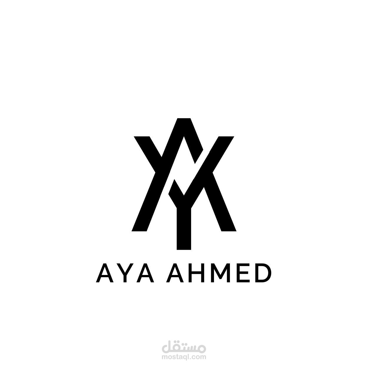 تصميم شعار احترافي AYA AHMED