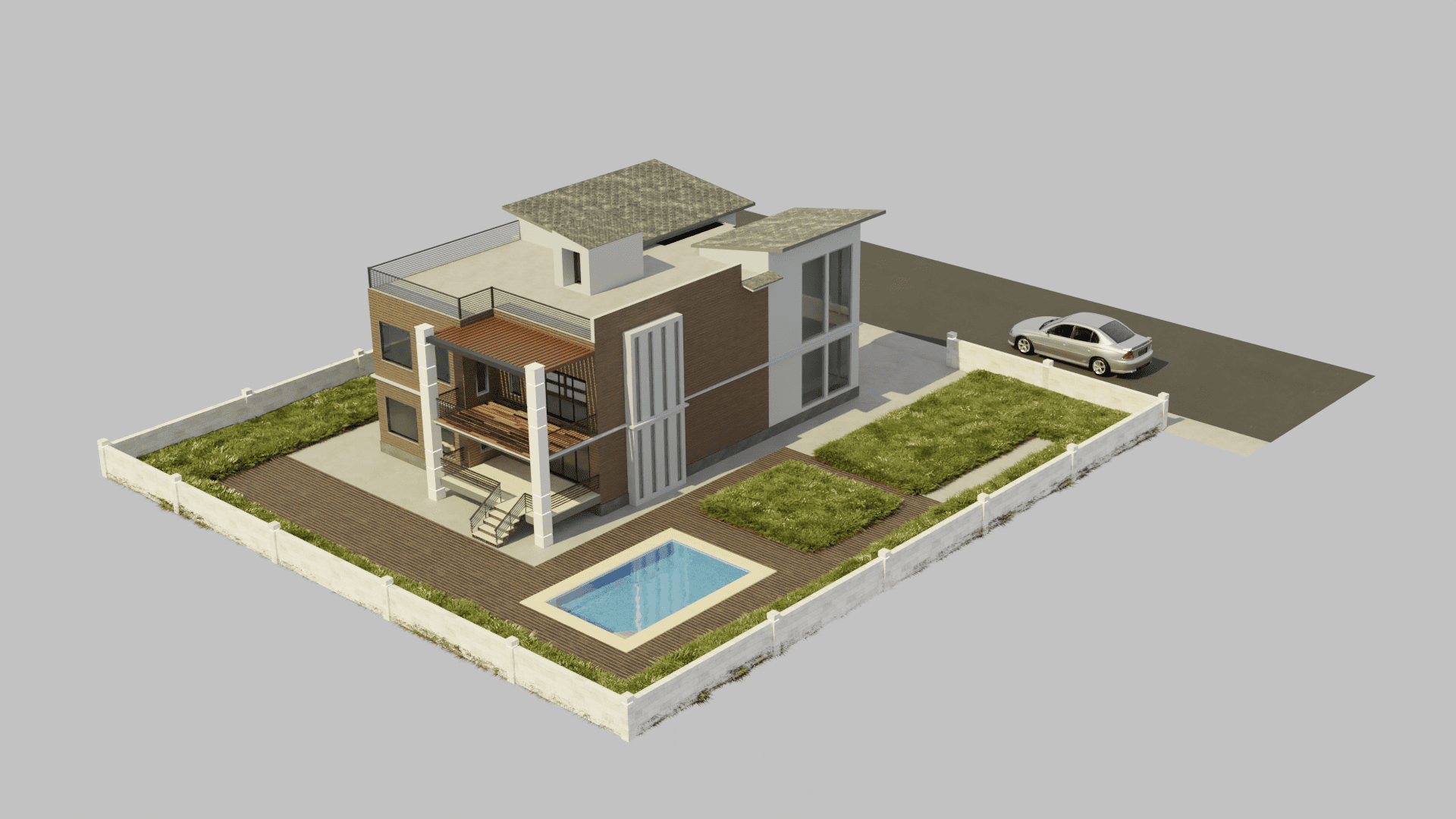 تصميم خارجي لمنزل