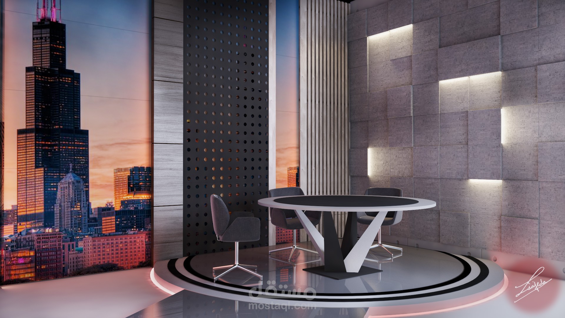 استوديو تلفزيون حواري