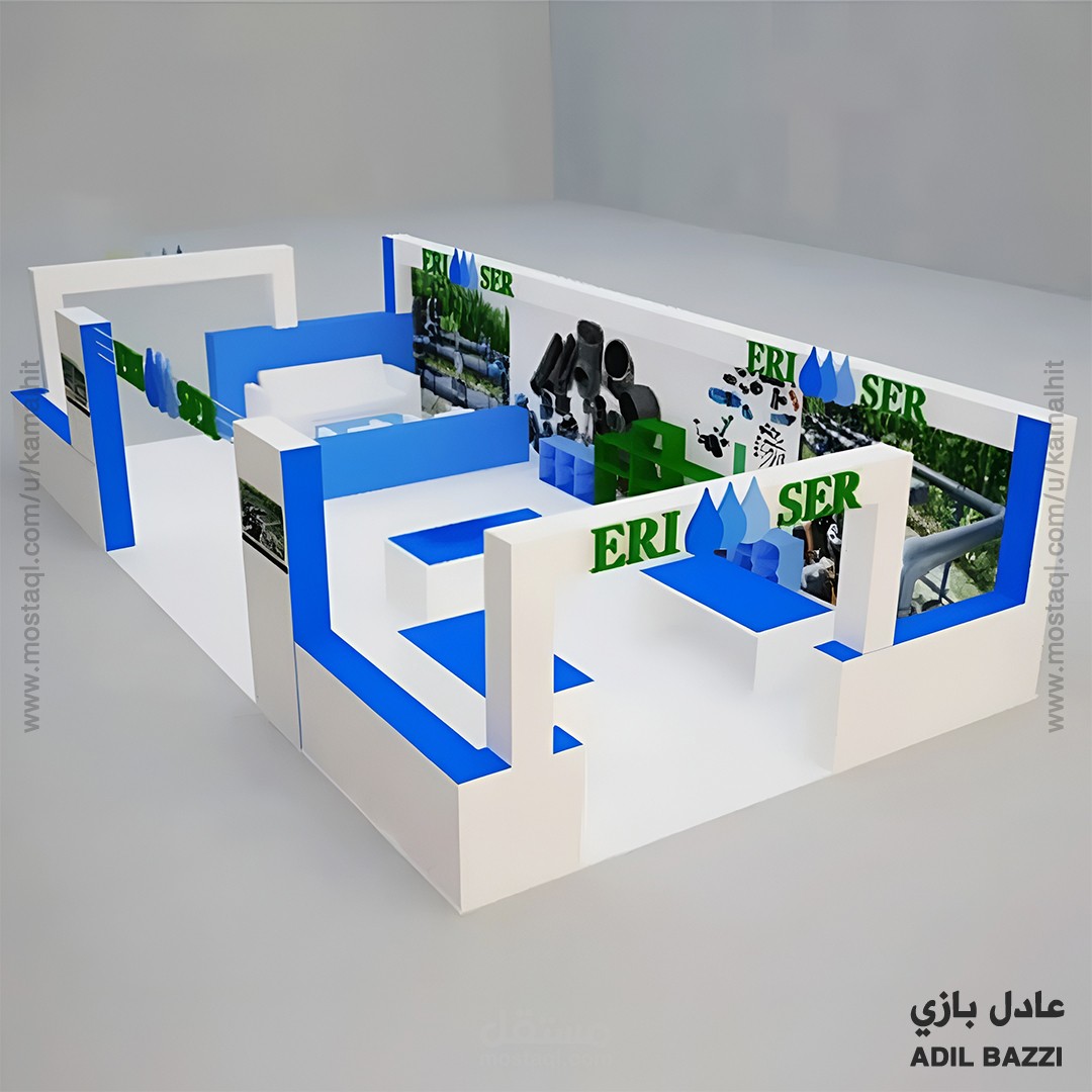 نموذج ثلاثي الأبعاد لمنصة ERI SER