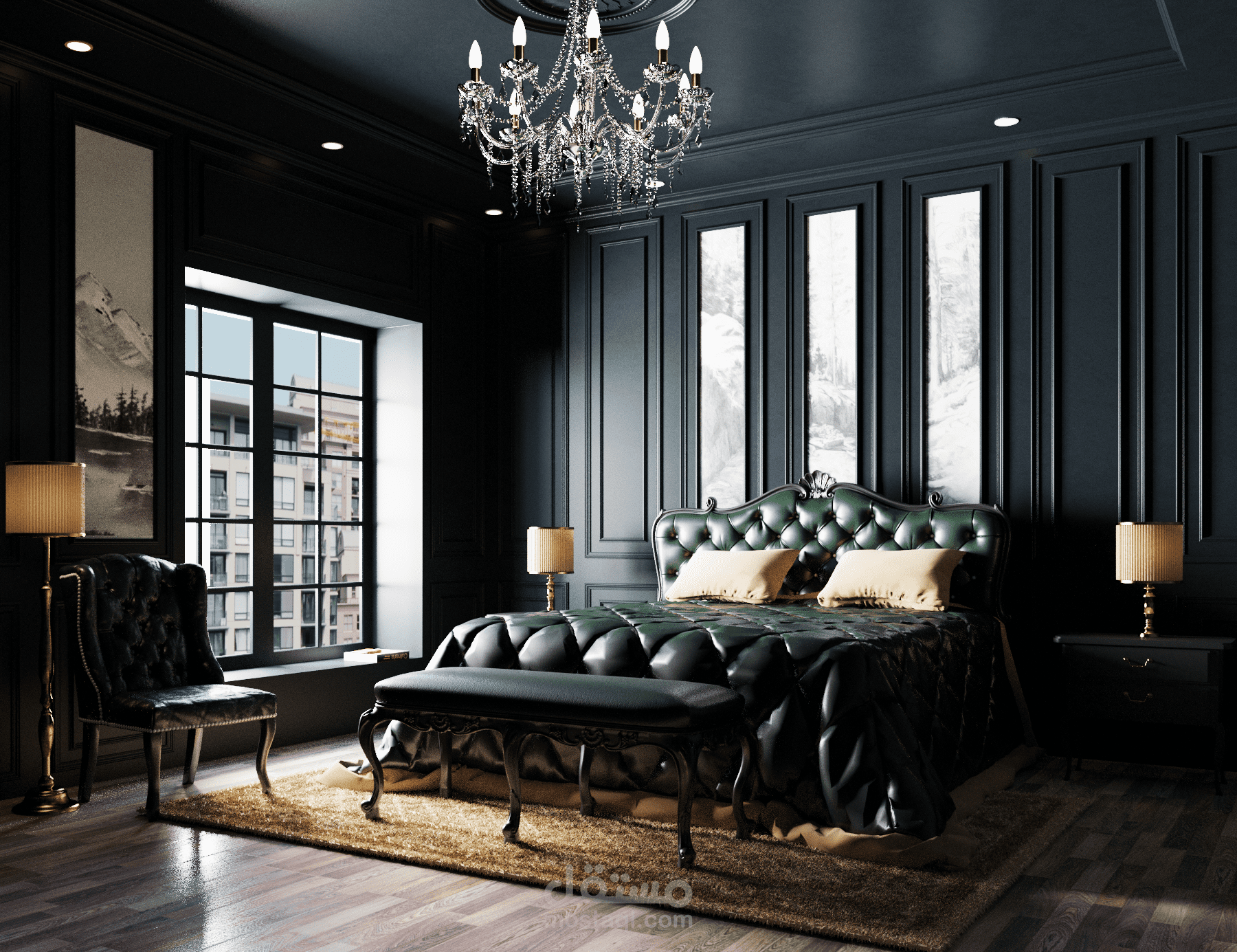 Classic Bedroom Interior Design