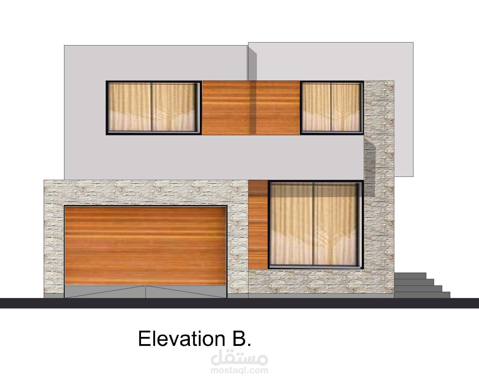 Elevations Villas - تصميم واجة فيلا