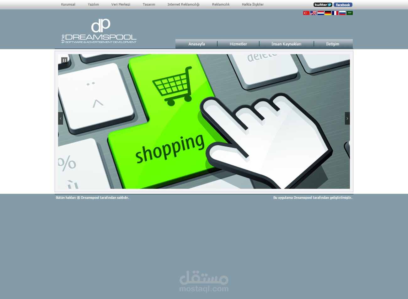 Dreamspool Digital Advertising Agency Website