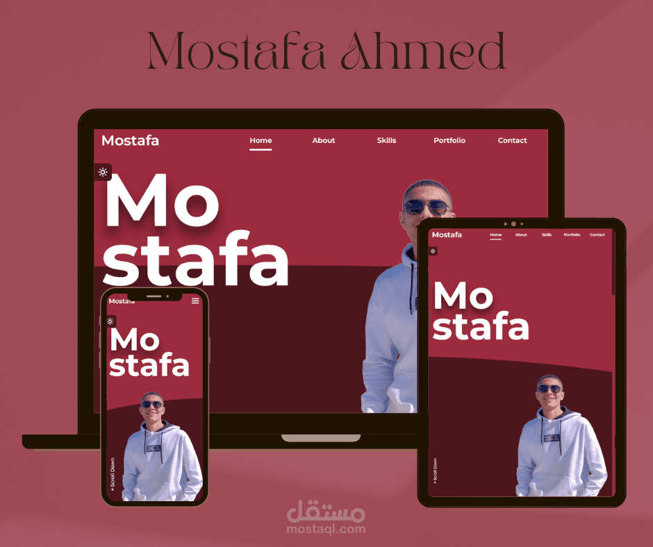 موقعي الشخصي لعرض اعمالي