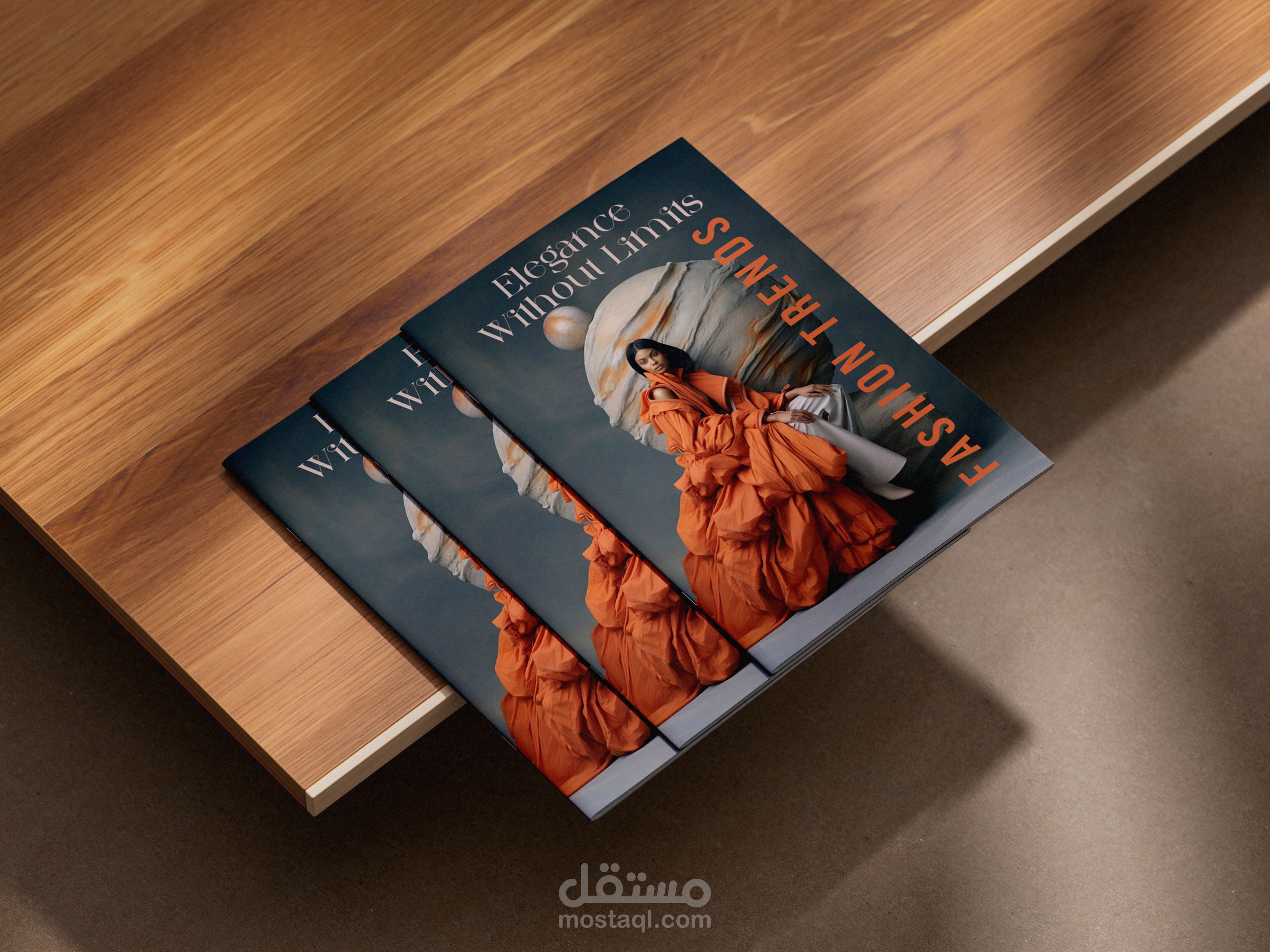 تصميم مجلة عن الموضة