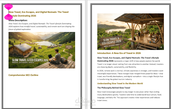 كتابة المحتوى متوافق مع السيو