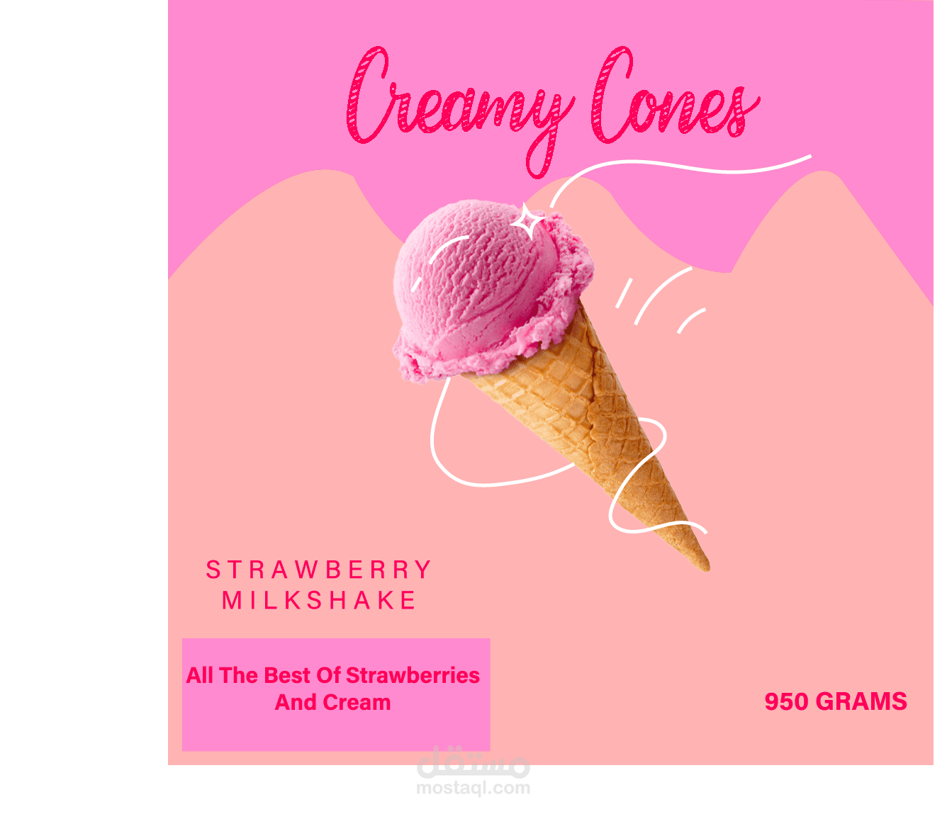 Creamy Cones