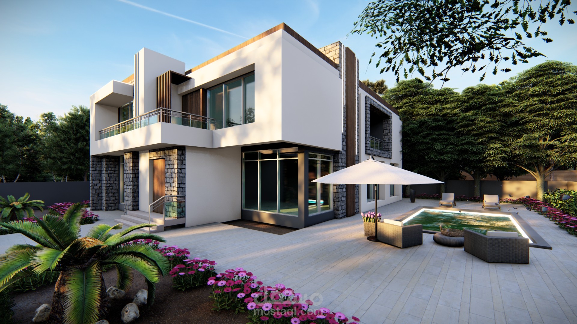 تصميم فيلا خارجي