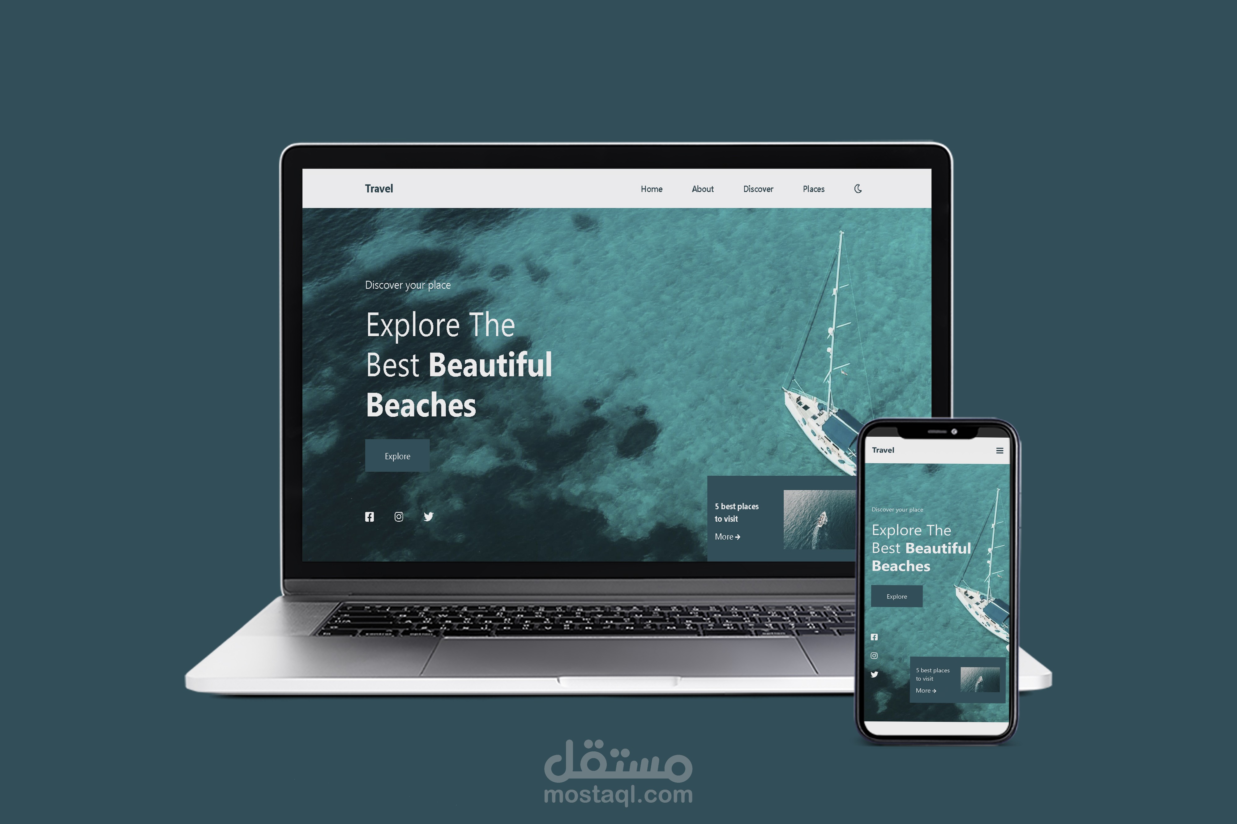 Travel Landing Page