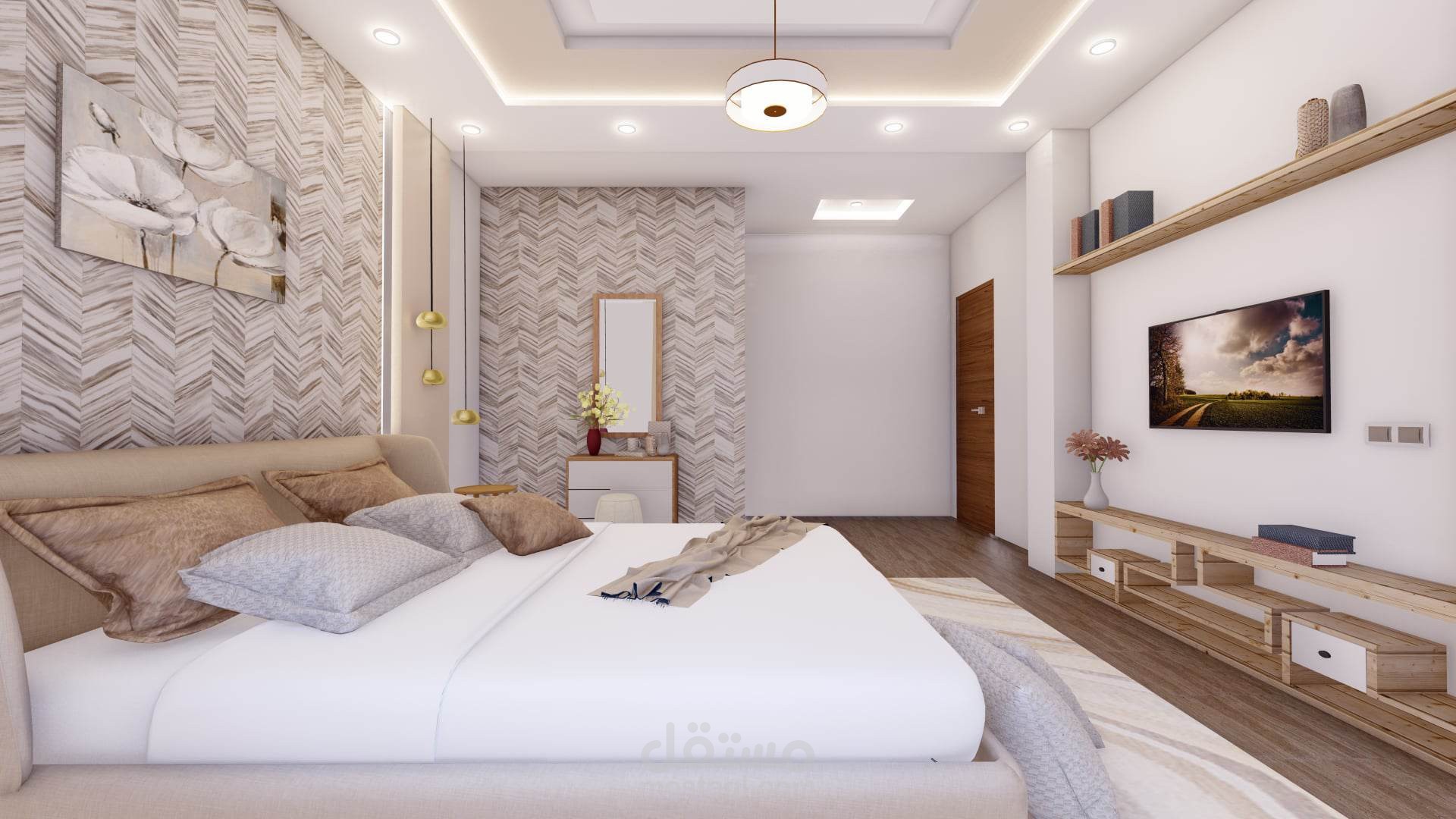 تصميم غرفة نوم أنيقة