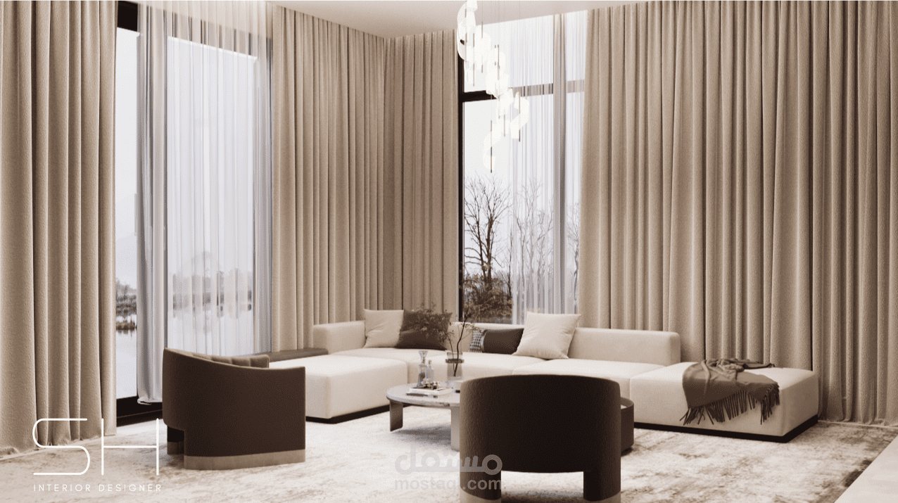 تصميم داخلي لدور سكني