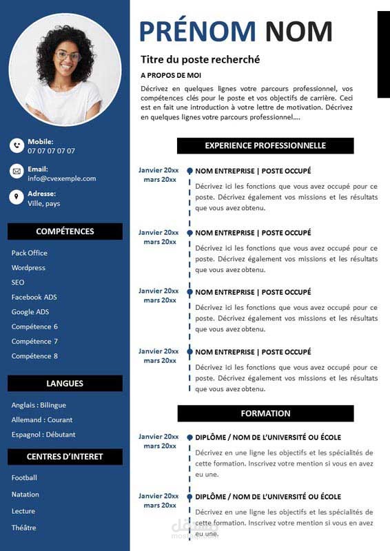 تصميم و كتابة والسيرة الذاتية C.V ( عربي - إنجليزي )