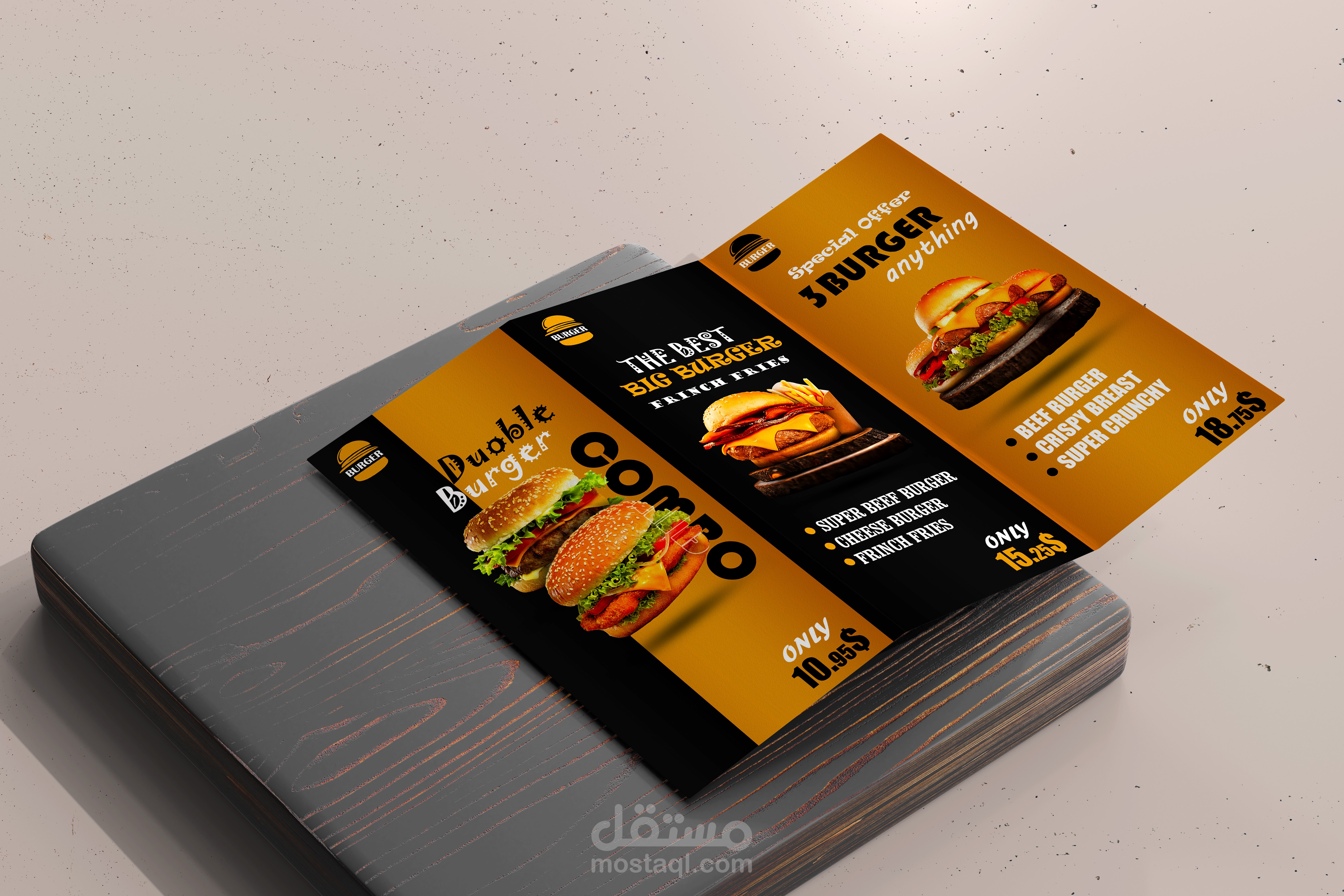 تصميم  (brochures) 3 مطويات