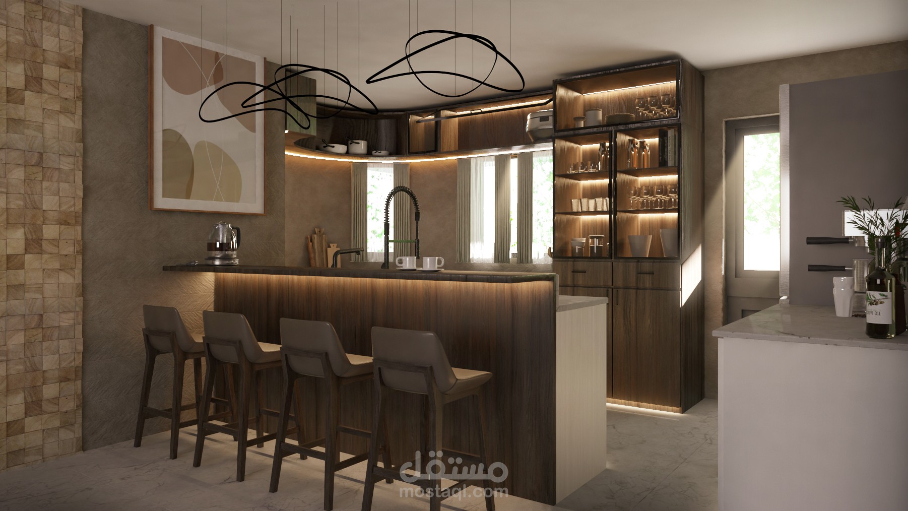 تصميم مطيخ عصري