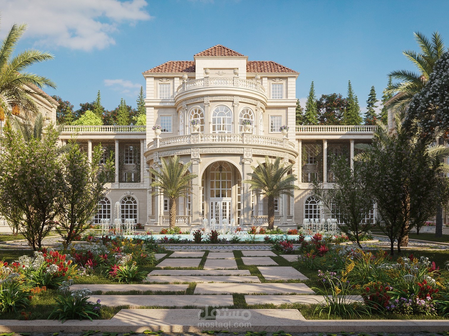 تصاميم معمارية ومخططات تنفيذية وديكورات عصرية