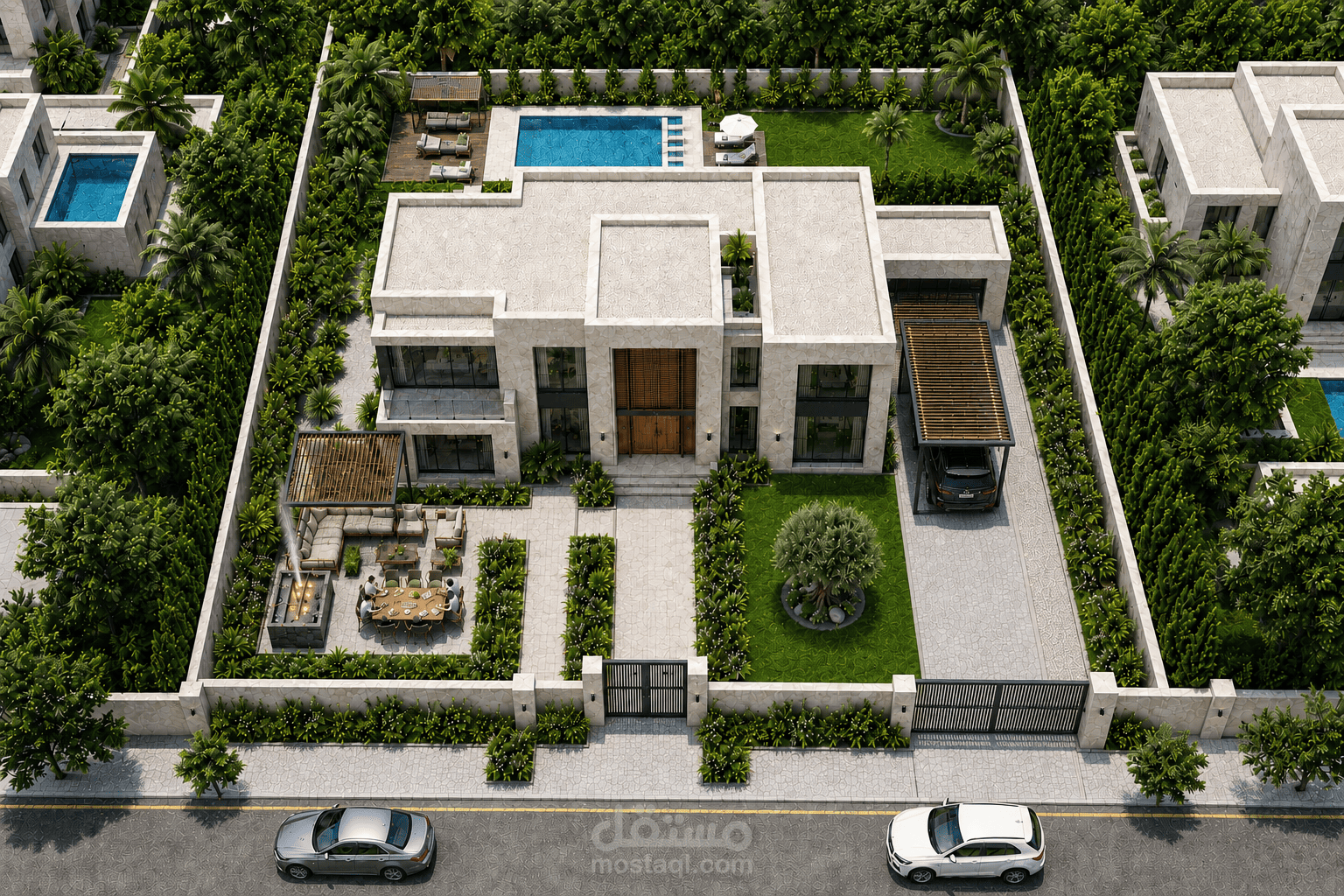 تصميم فيلا بالاندسكيب