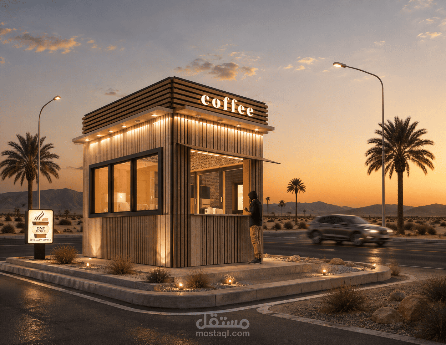 كشك قهوه درايف ثرو